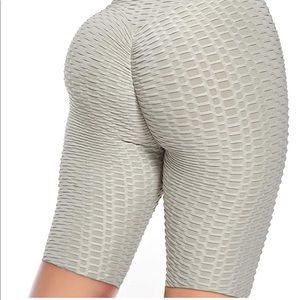 High Waisted Butt Lifting Biker Shorts